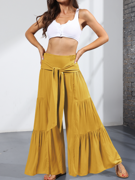 Wide Leg A Line Flowy Pants HE8WKV4UYK