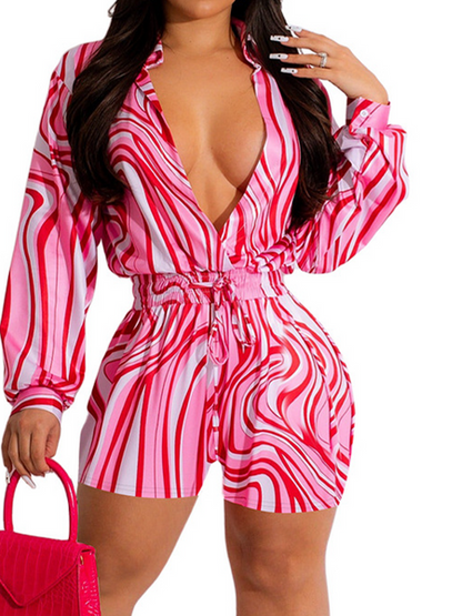 Women's Clothing Printed Casual Jumpsuit HW5T232R49