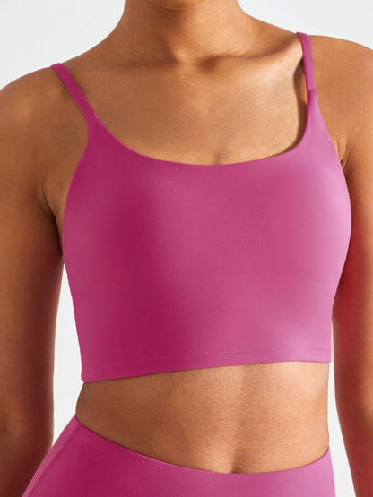 Soft Stretchy Longline Support Bra w pads (1 Size Up)