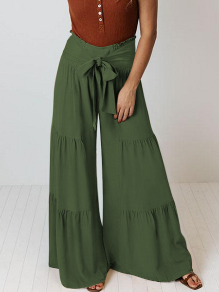 Wide Leg A Line Flowy Pants HE8WKV4UYK