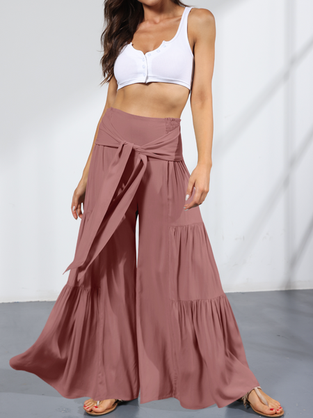 Wide Leg A Line Flowy Pants HE8WKV4UYK