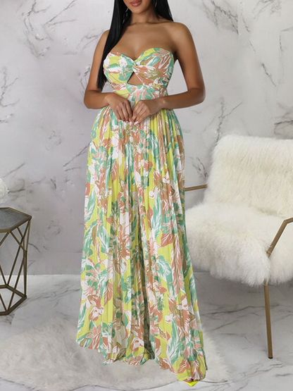 Sexy backless printed jumpsuit HWF57Y264N