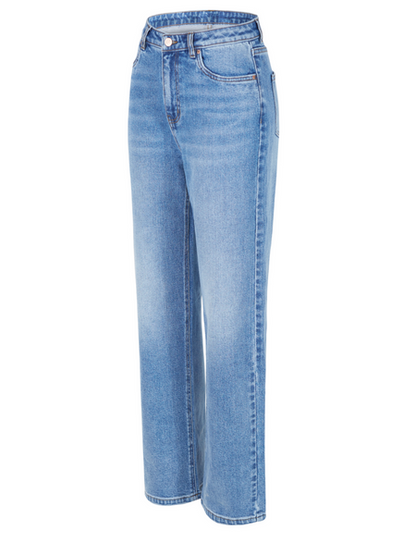 "Alex" Non-Stretch Boyfriend Jeans, High waist, Relaxed fit HEBWWSHETU