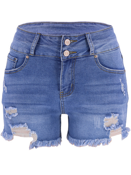 Ripped High-Rise Jeans HWFF5DX466