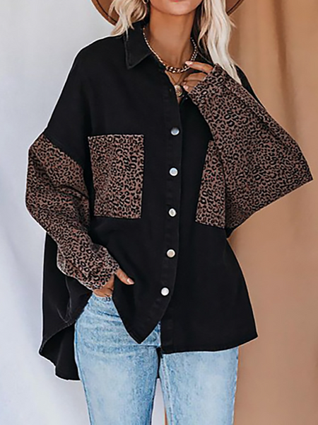 Leopard Print Cardigan HFLWX3B4DS