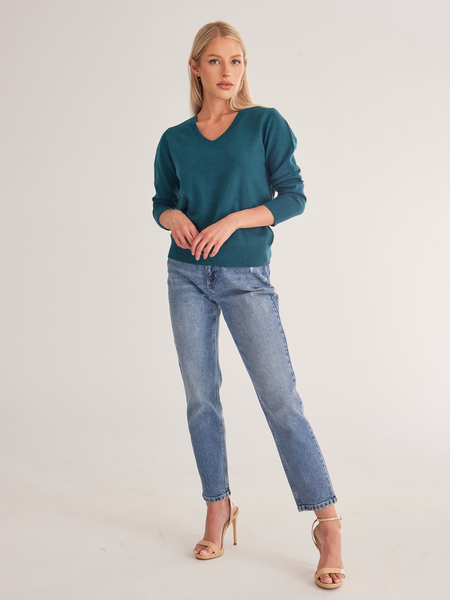 "The Karen" Mom Jeans with Light Stretch HEBWWSHEEB