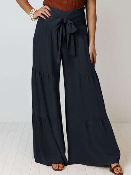 Wide Leg A Line Flowy Pants HE8WKV4UYK