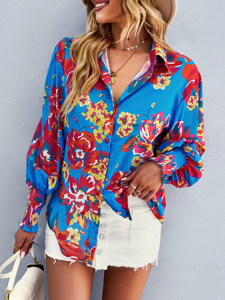 Printed Long Sleeved Shirt HFL73VRL5C